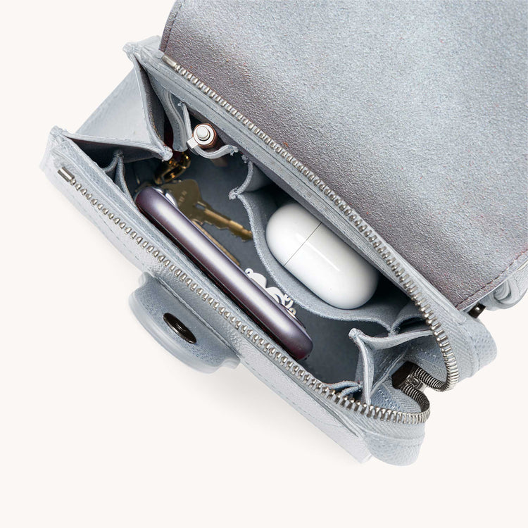 Perfectly Repacked | Mini Alunna Bag | Pebbled 3 main