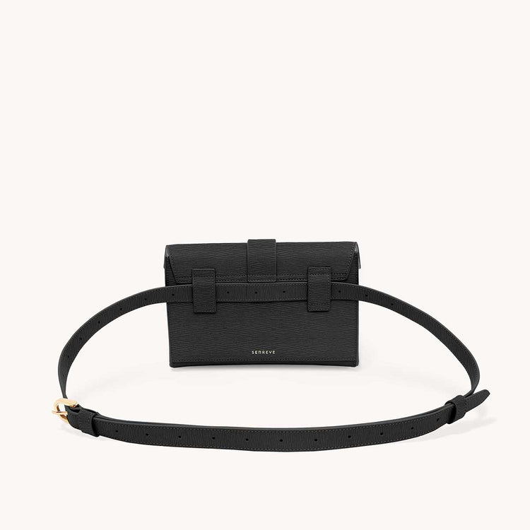 aria belt bag mimosa onyx back view