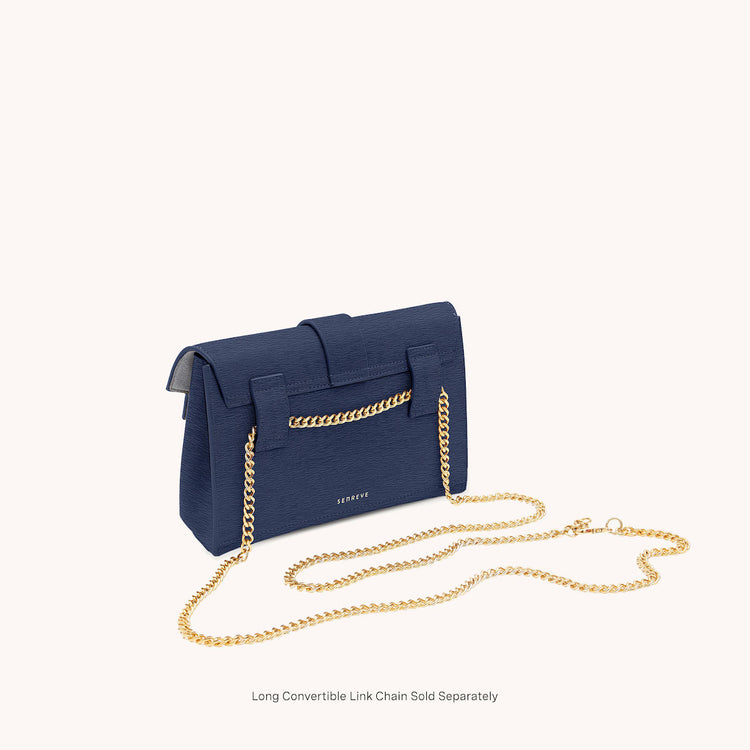 aria belt bag mimosa pilot back view with chain