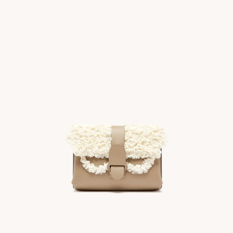 Belt clutch bag top