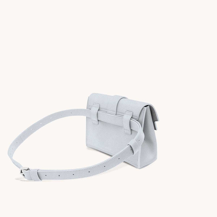 aria belt bag pebbled ice side view