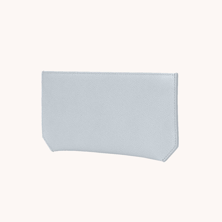 bracelet pouch pebbled ice back view