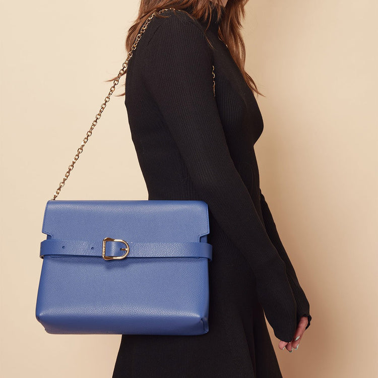 Cable Shoulder Chain With Model Wearing Over The Shoulder