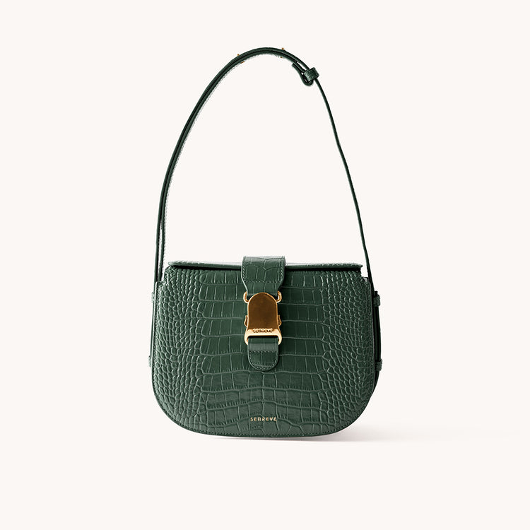 cadence crossbody vegan amica fern front view
