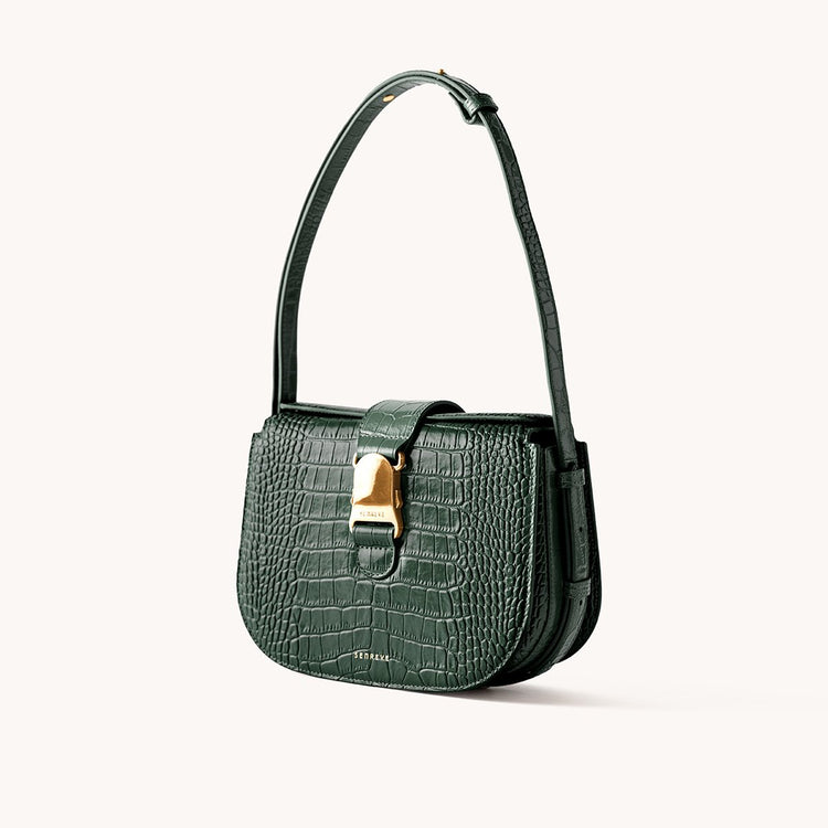 cadence crossbody vegan amica fern side view