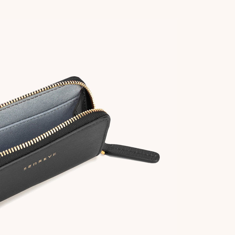 card wallet mimosa onyx interior view