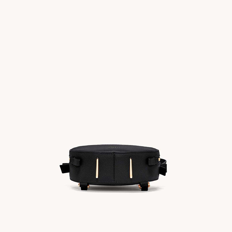 circa bag pebbled noir bottom view