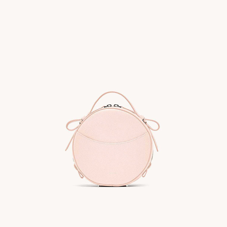 circa bag pebbled blush front view