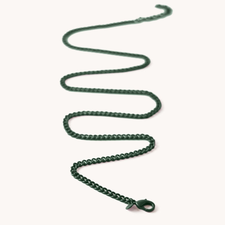 flat long convertible chain enamel coated aluminum snake view
