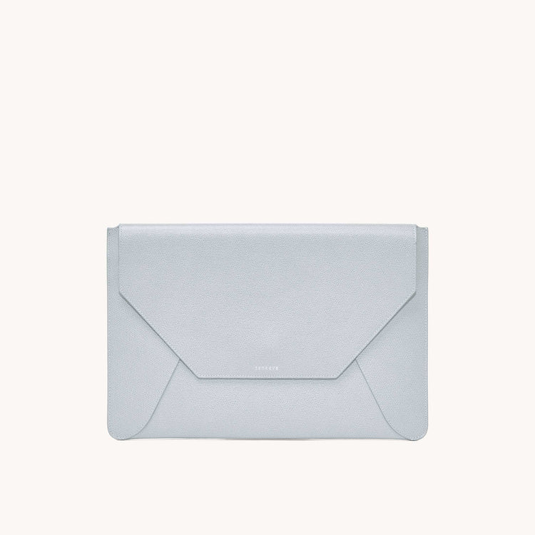 envelope laptop sleeve pebbled ice front view