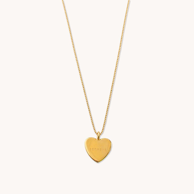 Heart Charm Necklace | Stainless Steel 1 main