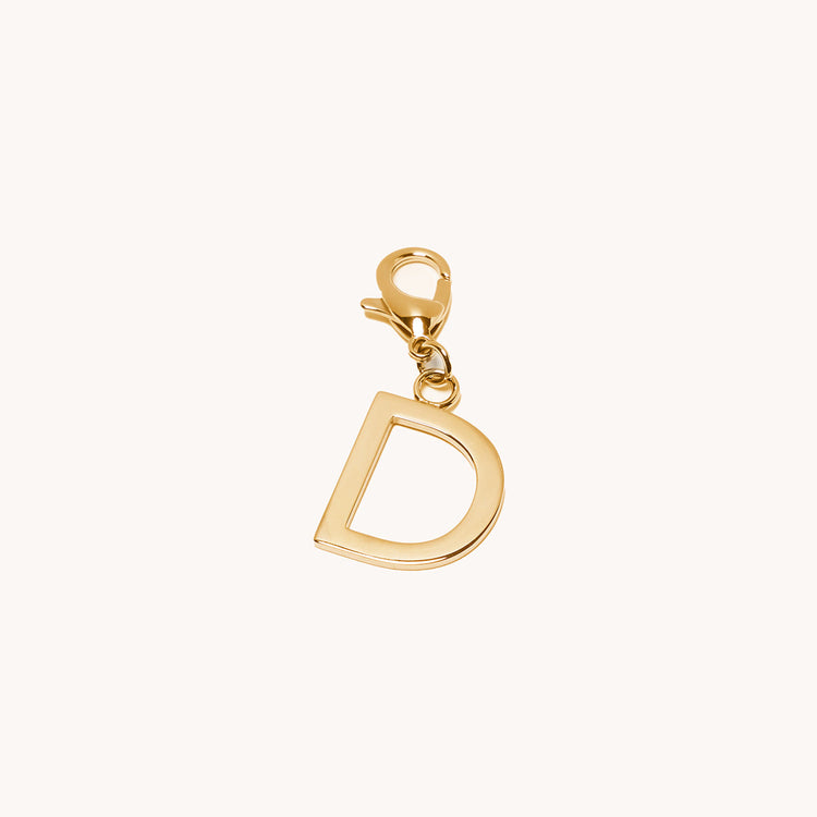 Gold Letter D