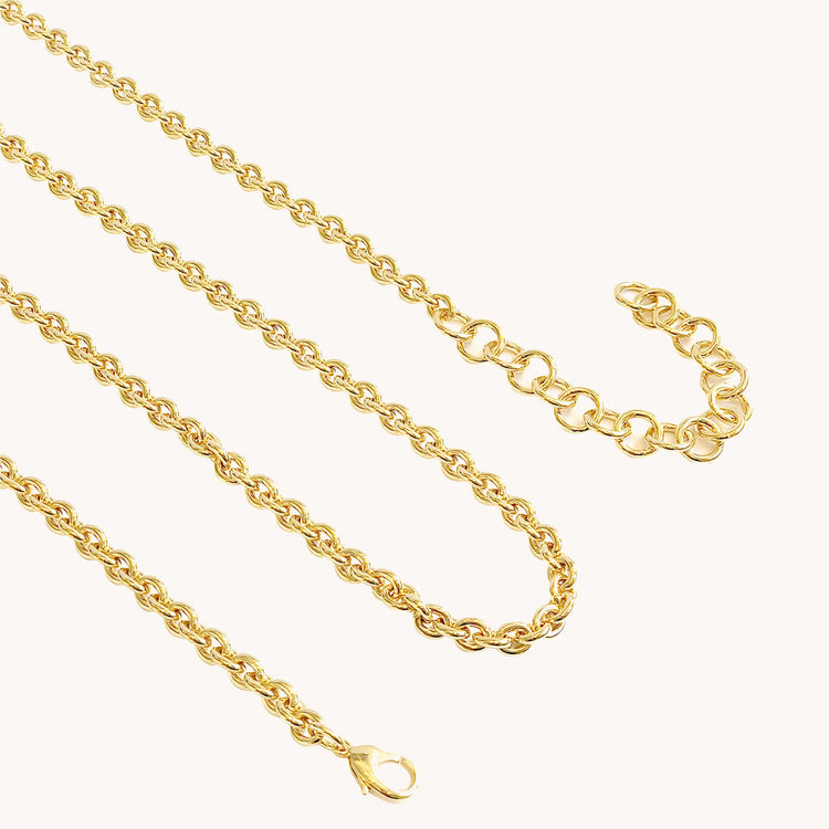 Classic Long Convertible Chain | Plated Brass 2 main