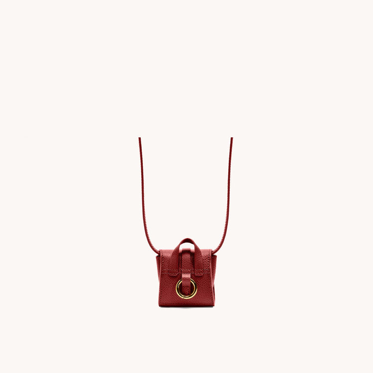 Milli maestra in merlot back view.