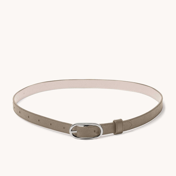 Reversible Shoulder Strap Colorblock Sand/Blush with Silver Hardware in a Loop
