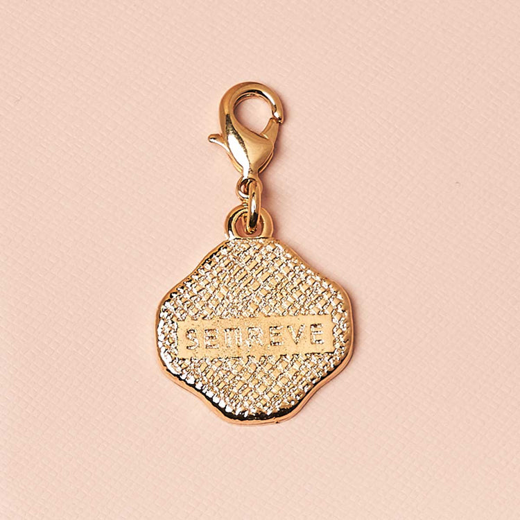 Close-up of Back Side of Octopi Pendant Gold