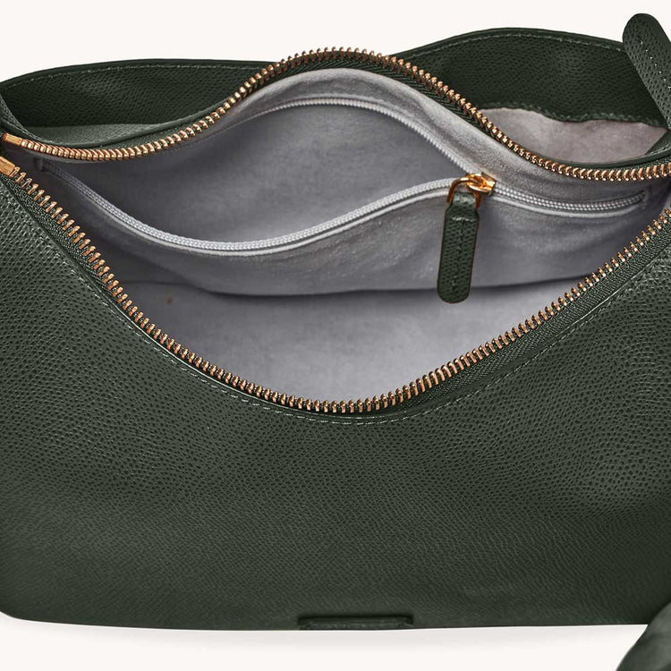Strati Sporta Pebbled Forest with Gold Hardware Interior

