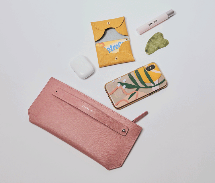 bracelet pouch pebbled sand what fits gif