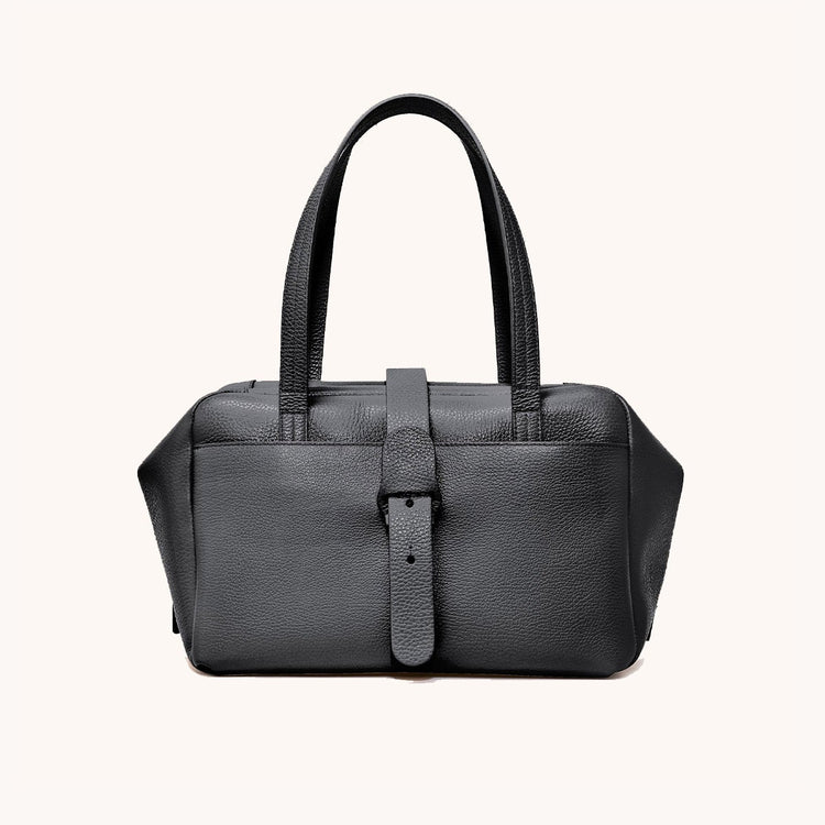 doctor bag dolce charcoal front view