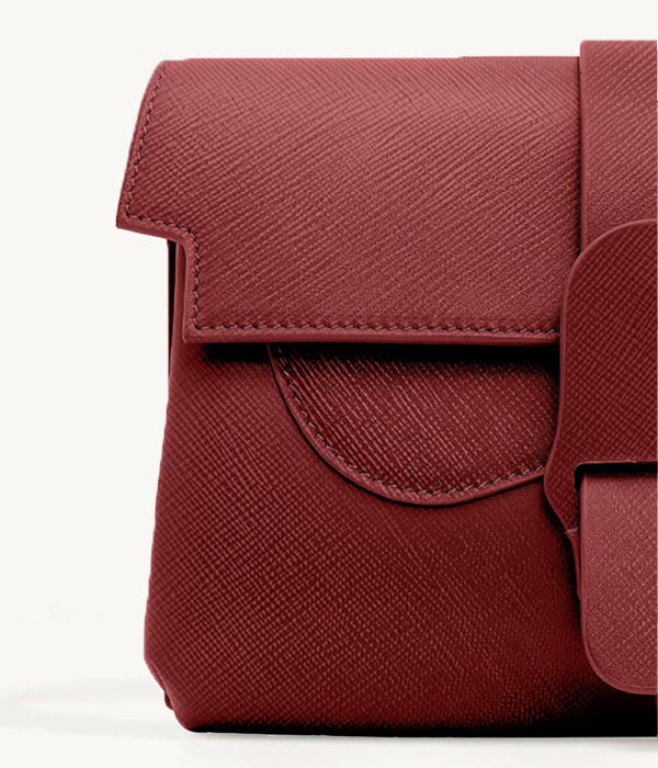 Vegan Saffiano Merlot