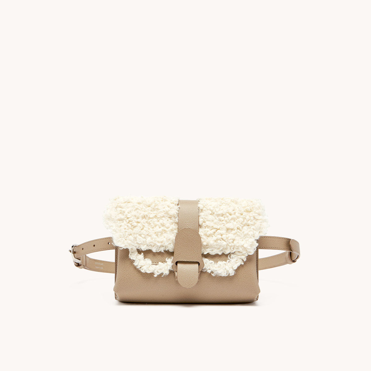 Apr s Aria Belt Bag Faux Shearling