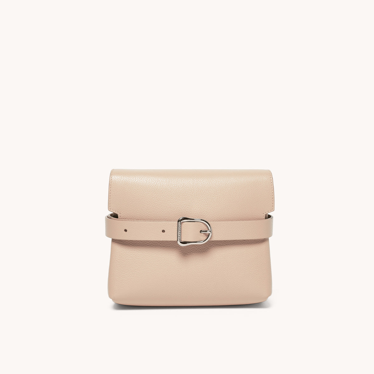 Mini Cavalla Satchel in Piccola Oat - front view