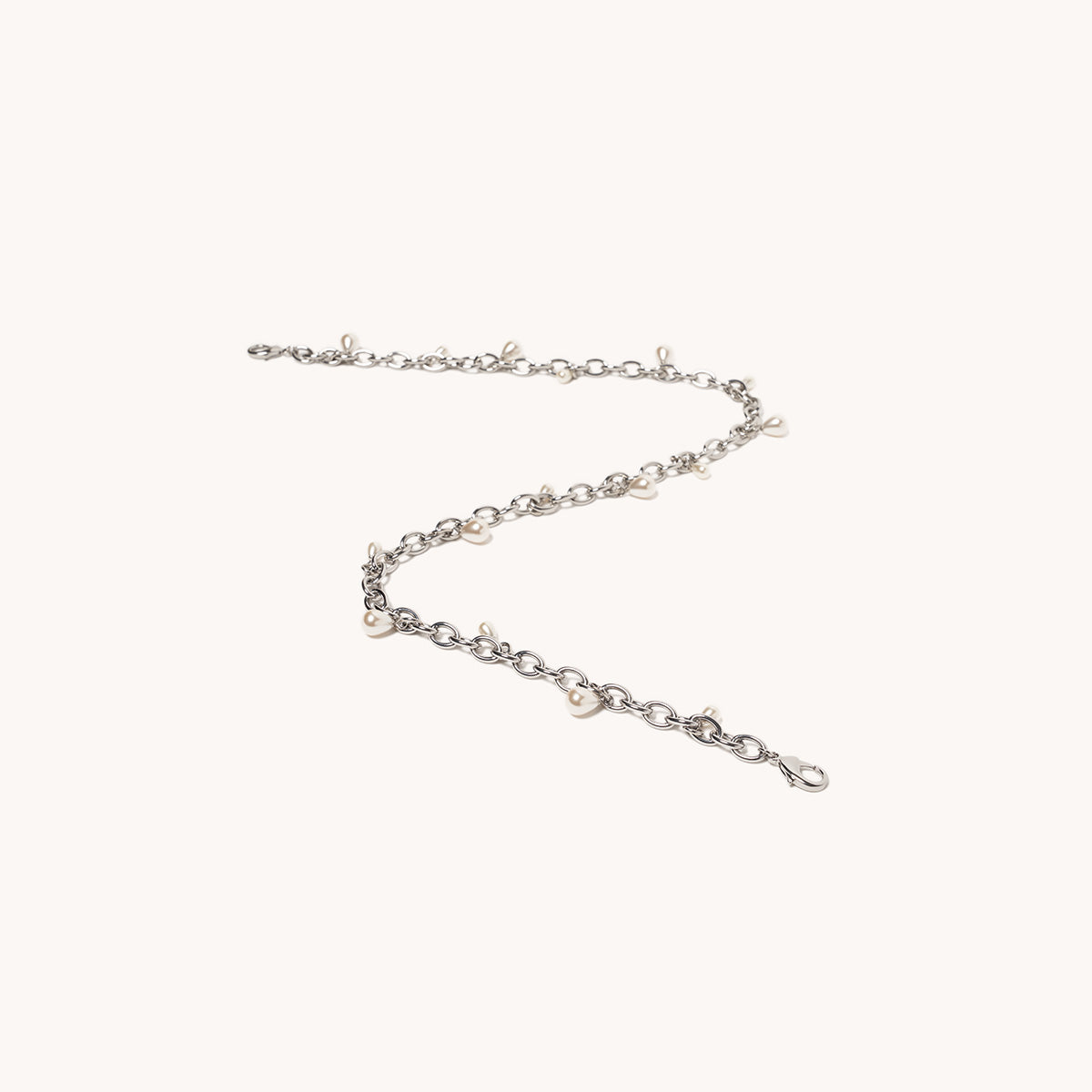 Pearl Drop Shoulder Chain | Plated Brass