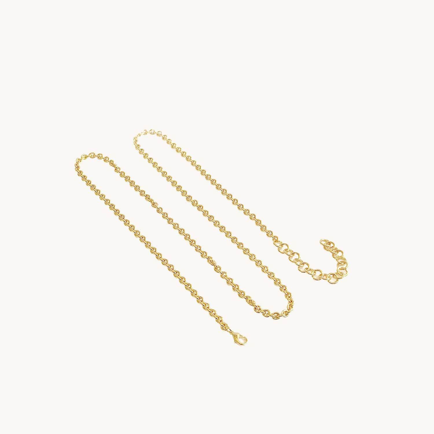 Classic Long Convertible Chain | Plated Brass